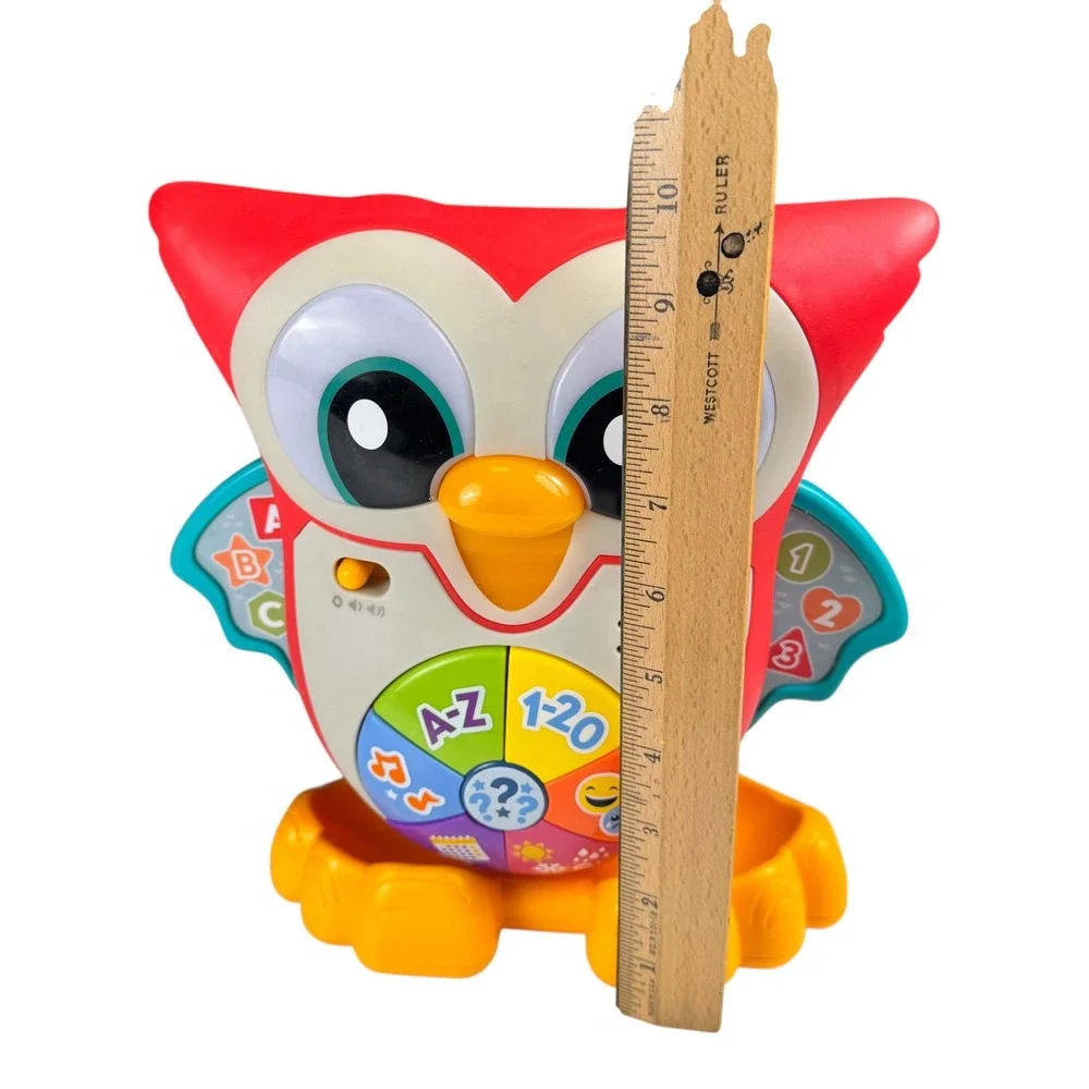Fisher-Price Linkimals Light-Up‎ Learning Owl Musical Toddler Toy HFT73 Red F72Q
